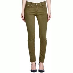 Michael Kors Safari Green Izzy Skinny Jeans